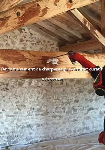 Devis traitement de charpente préventif et curatif  a Arconsat