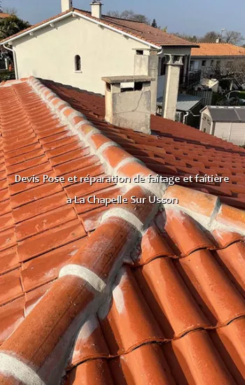 Devis Pose et réparation de faîtage et faîtière a La Chapelle Sur Usson