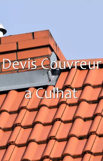 Devis Couvreur a Culhat
