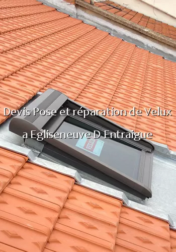 Devis Pose et réparation de Velux a Egliseneuve D Entraigue