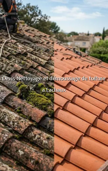 Devis Nettoyage et démoussage de toiture a Lachaux