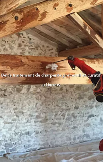 Devis traitement de charpente préventif et curatif  a Limons