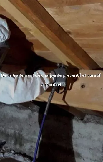 Devis traitement de charpente préventif et curatif  a Montcel