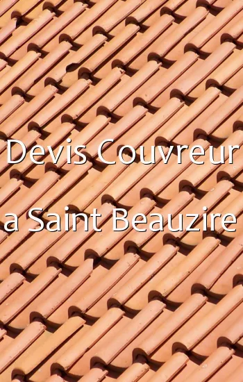 Devis Couvreur a Saint Beauzire