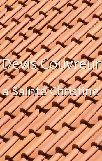 Devis Couvreur a Sainte Christine