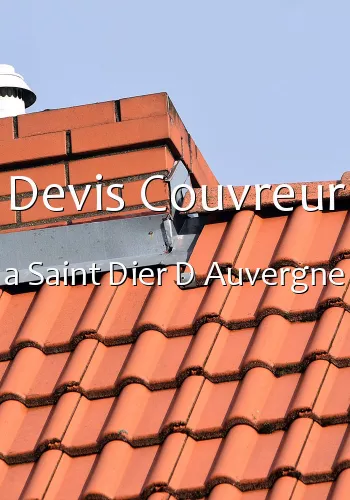 Devis Couvreur a Saint Dier D Auvergne