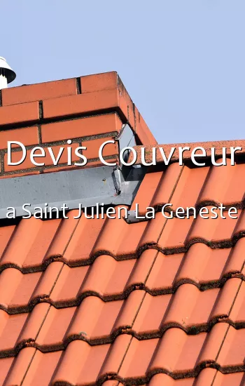 Devis Couvreur a Saint Julien La Geneste
