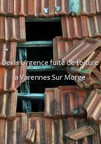 Devis Urgence fuite de toiture a Varennes Sur Morge