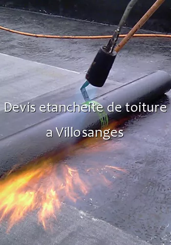 Devis etancheite de toiture a Villosanges