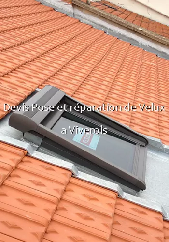 Devis Pose et réparation de Velux a Viverols